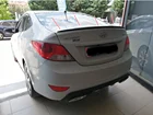 Для HYUNDAI Accent синий седан 2011 2012 2013 2014 2015 2016 2017 2018 модели спойлер пианино черный спортивный аксессуары для украшения автомобиль