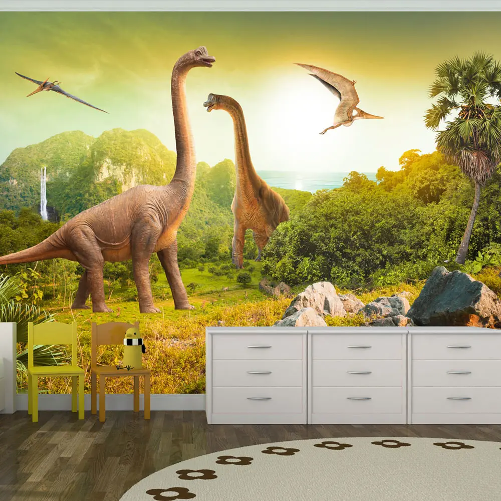 Настенный mural-dinosaurs-200x140 см | Обустройство дома