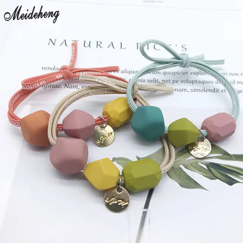 Acrylic DIY Stone Diamond Cylinder Beads for Jewelry Making Autumn Winter Color Through Hairpin Headdress Hole Loose Beads  | Украшения