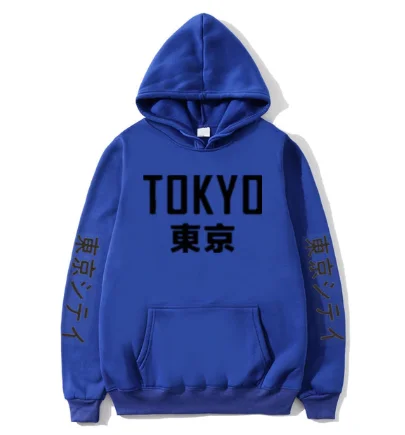 SIL025 Women's Thin Hoodies Tokyo City Printing a001 Pullover Sweatshirt Spring And Autumn Hip Hop Streetwear | Женская одежда