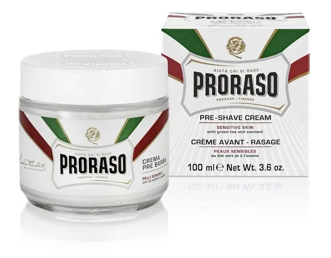 

Proraso Pre-Shave Cream with Green Tea & Oatmeal, 100ml