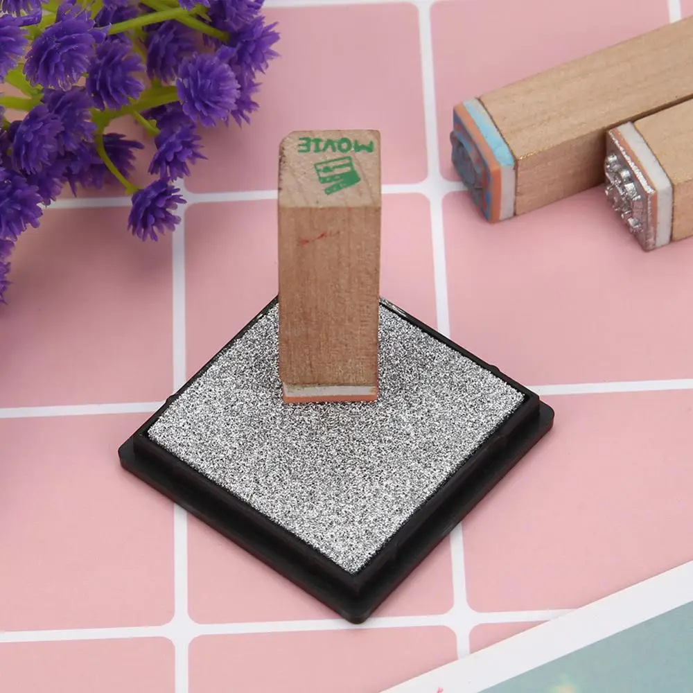 6 видов цветов отпечаток пальца Inkpad чернила штамп Pad Красочные ремесло DIY