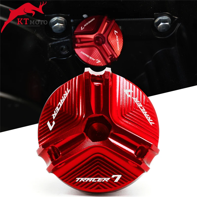 

For Yamaha TRACER 7 Tracer 7GT TRACER7/GT 2021 Motorcycle Oil Drain Sump Plug Aluminum Engine Filler Tank Cap Cover Racing Bolts