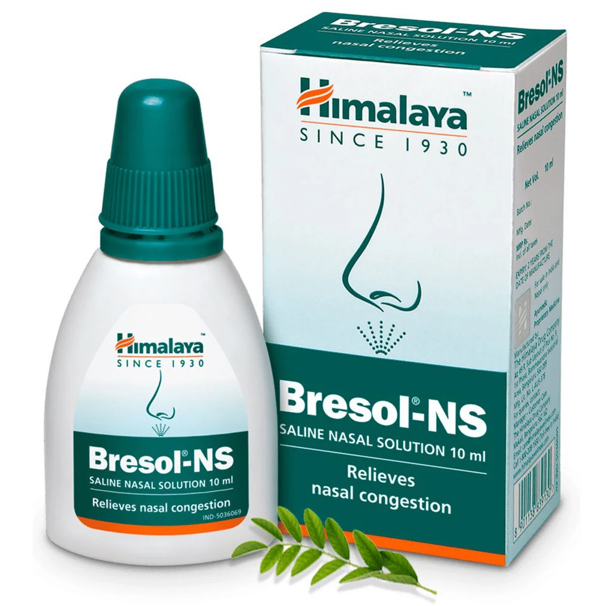 Капли спрей для носа Бресол Хималая (Bresol NS Saline Nasal Solution Himalaya) 10 мл|Эфирное масло| |
