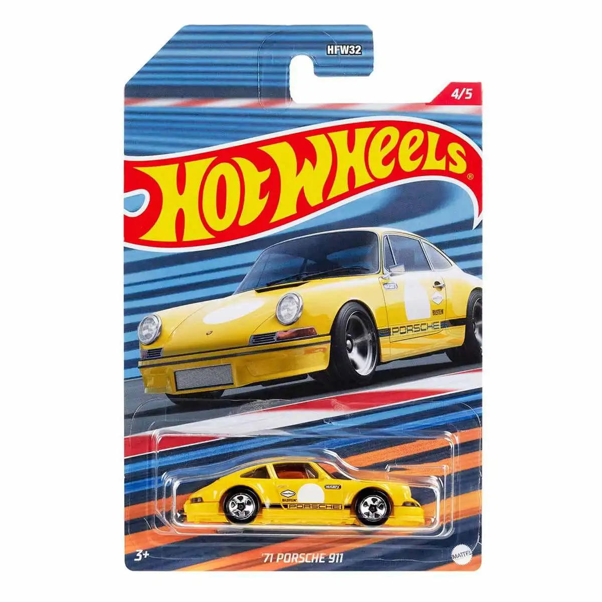 

Hot Wheels Premium Racing Circuit '71 Porsche 911 1/64 Metal Diecast Model Collection Toy Vehicles JDM Collectors