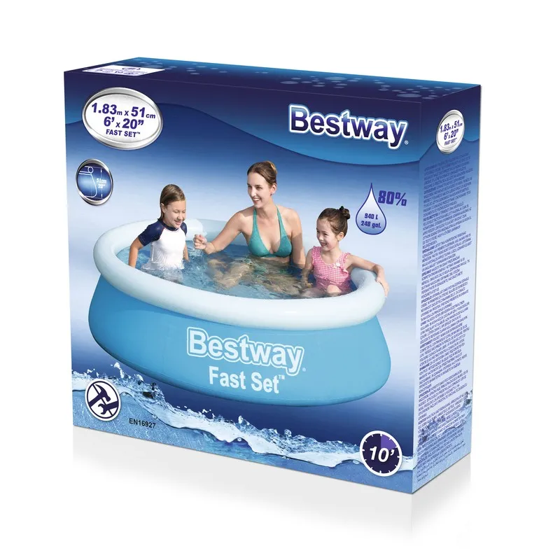 Бассейн надувной Bestway 183x51 см | Спорт и развлечения