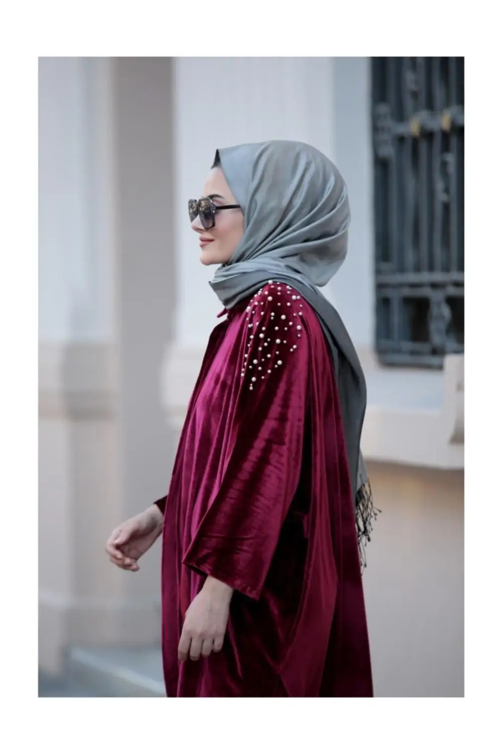 

Women's Clothing Couple Sweatpants Top Velvet Tracksuit Set Hijab Plus Size Clothing Islamic Clothing 2021 Fashion Sports Stylis