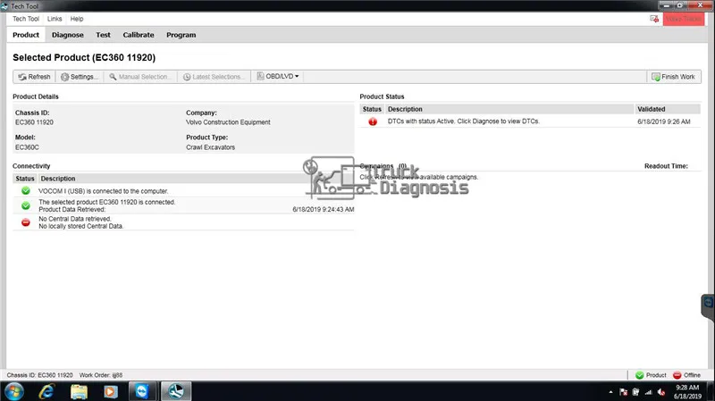 Toughbook CF19 ноутбук vcads 88890180 интерфейс с PTT 2,7/88890020 vcads pro для volvo грузовик диагностический сканер инструмент