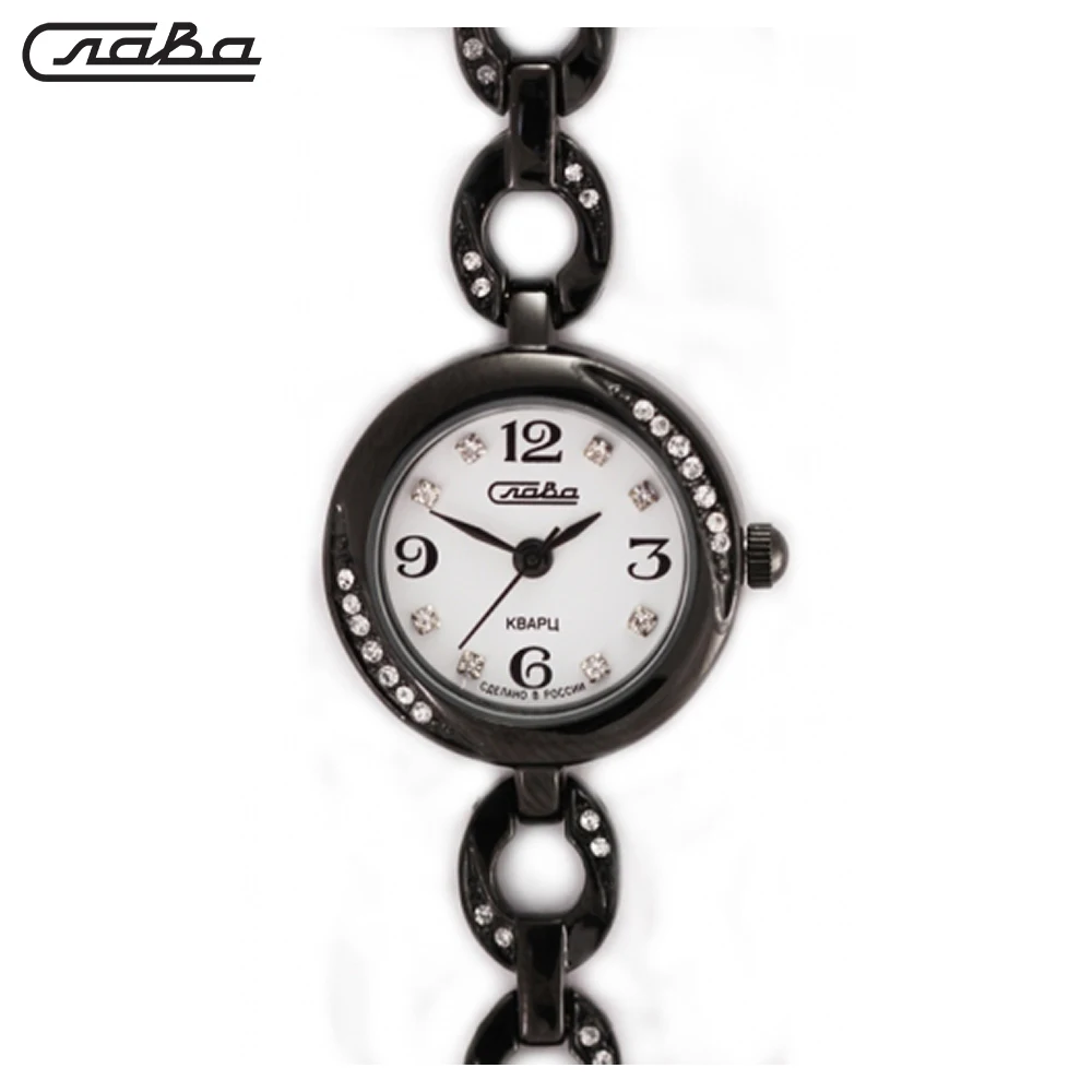 Наручные кварцевые часы Слава Инстинкт 6124137/2035 женские|Женские наручные часы| |