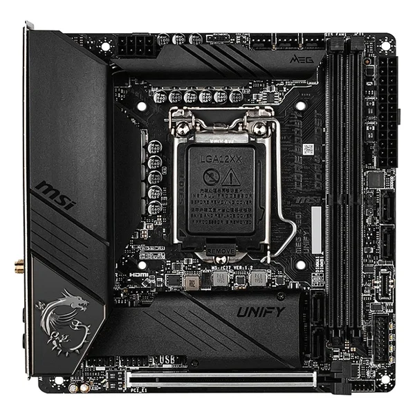 Материнская плата MSI Мег Z490I UNIFY mITX DDR4 LGA1200 | Компьютеры и офис