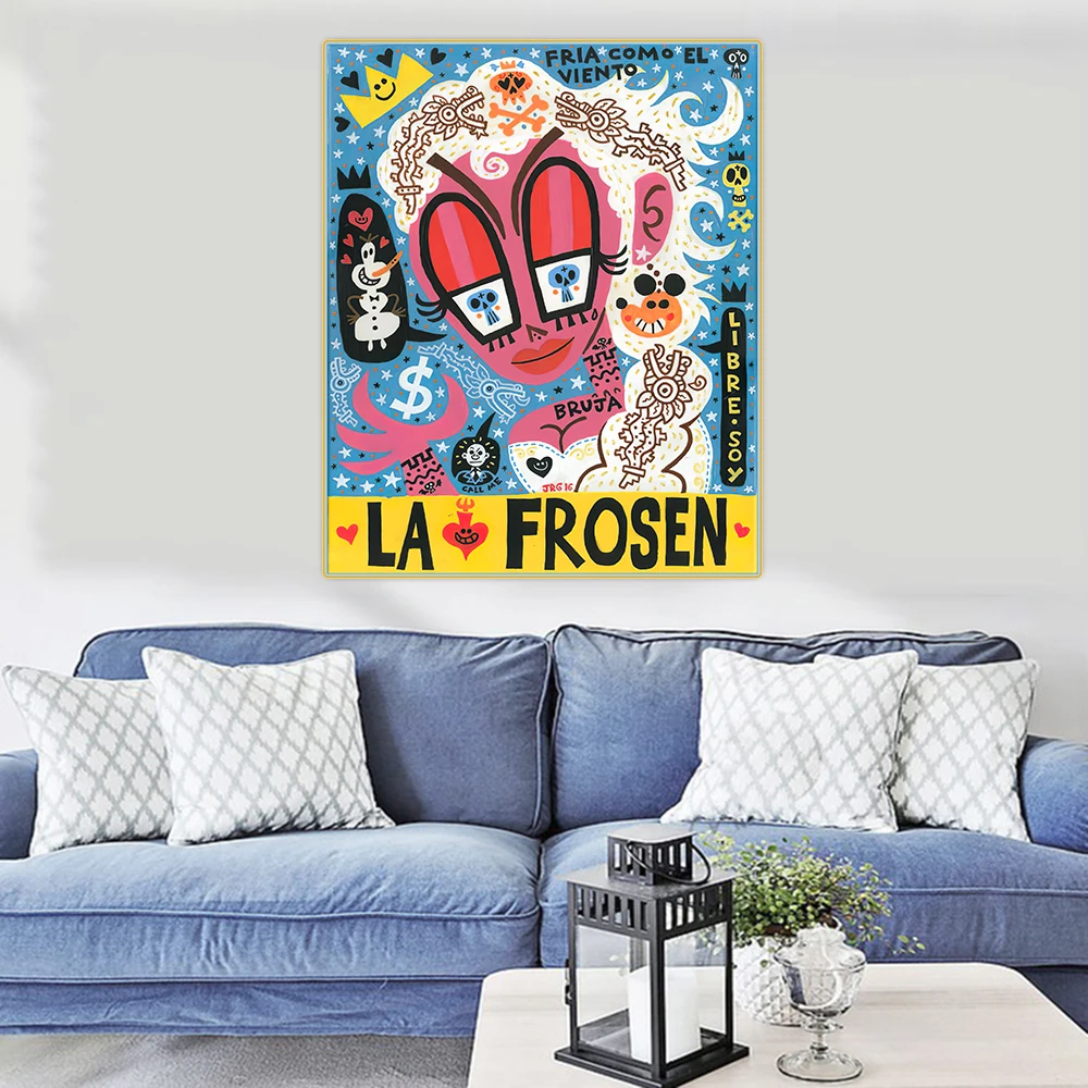 Холст с головером масляная живопись Хорхе гутьеррез &quotлафрозен&quot американский