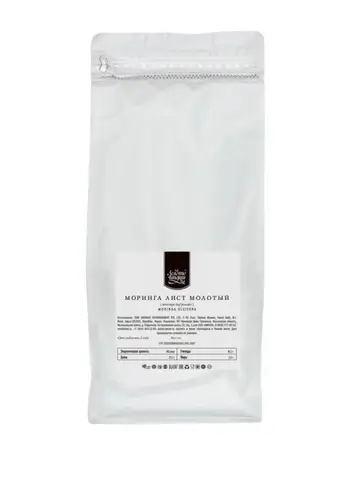 Моринга листья порошок (Moringa Leaf Powder) 1 кг/Питает кожу/Придает естественный вид/Indibird - изображение