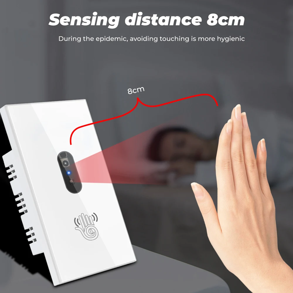 Настенный ИК светильник ель света SMATRUL без нейтрального провода волновой