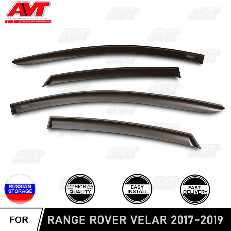Оконные дефлекторы для Land Rover Range Velar I 2017 ~ автомобильный Стайлинг обтекатель