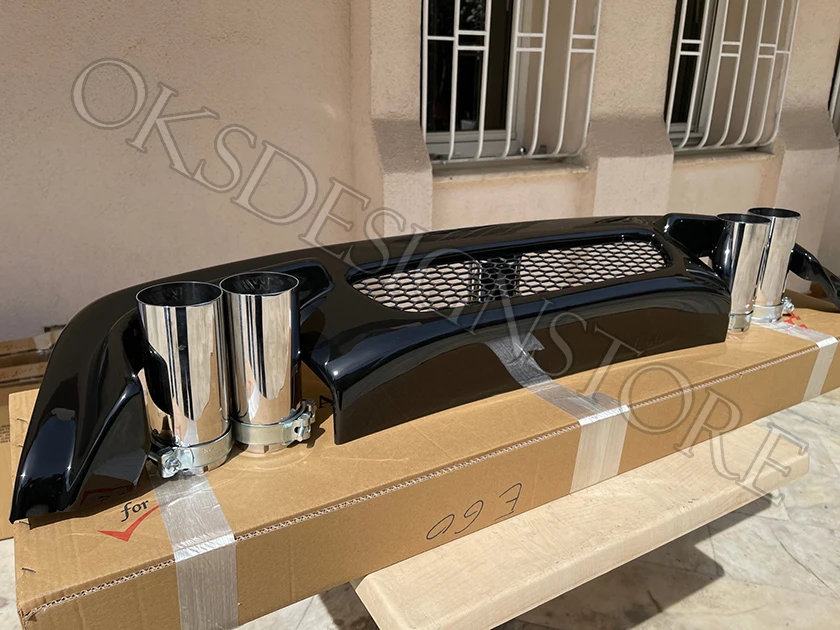 Диффузор заднего бампера из АБС пластика для BMW E60 M 2003 2004 2005 2006 2007 2008 2009