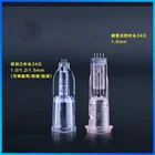 Горячая Распродажа 1 шт. ручная 3-контактная 4-контактная 5-контактная микро-игла для инъекции хрустальной мезотерапии для дермального наполнителя, мезопистолет, противовозрастной инъекции морщин