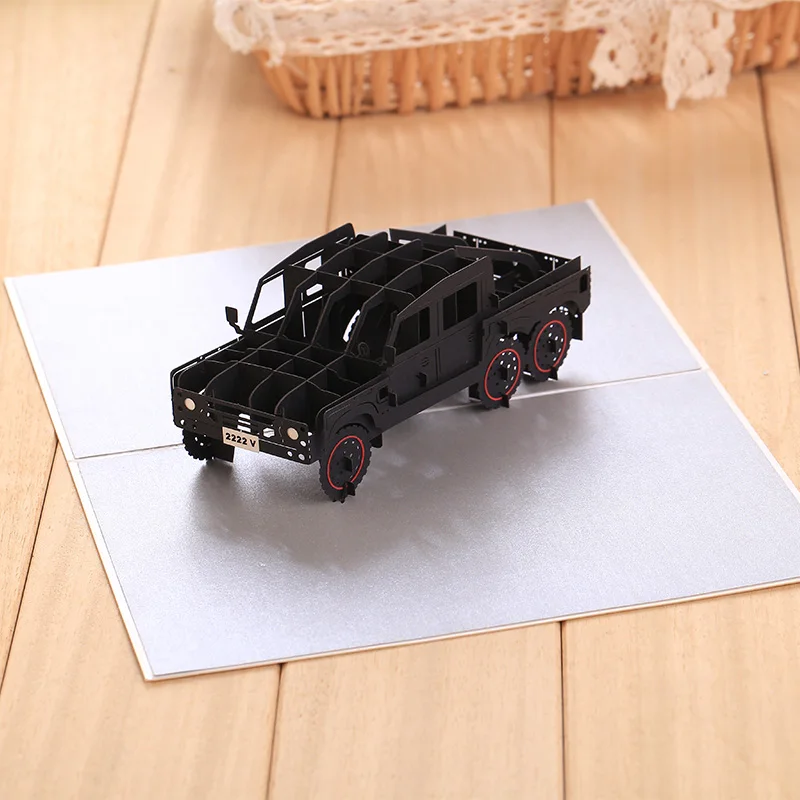 3D всплывающие поздравительные открытки Павлин Рождество День рождения kerstkaarten Лось спасибо открытки carte noel свадебная открытка с приглашениями подарок - Цвет: 12