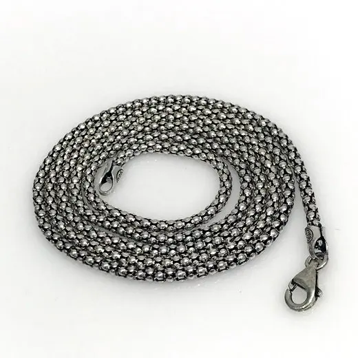 

Çağatay Ulusoy Chain Silver Pop Corn 60 cm Necklace
