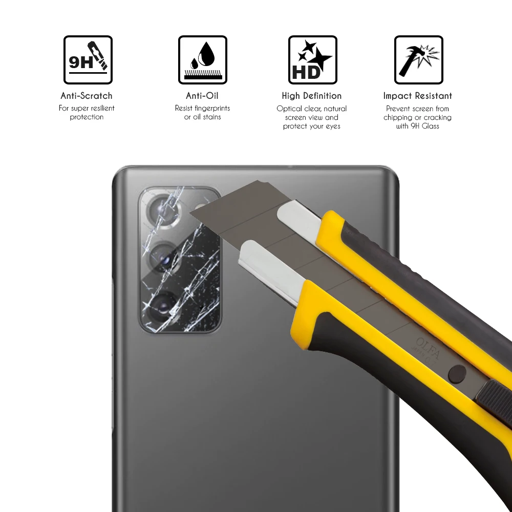 Закаленное стекло для защиты объектива задней камеры смартфона Samsung Galaxy Note 20 |