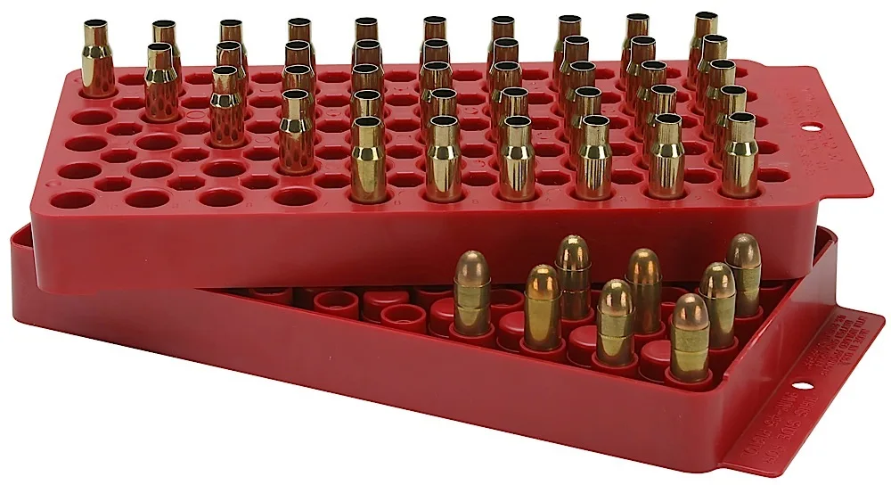 Подставка для гильз MTM Universal Reloading Tray 50-Round Plastic Red LT150M-30 |