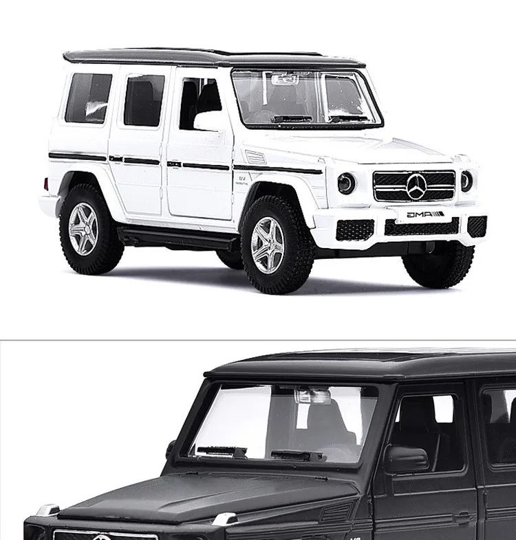 1:32 пропорционального сплава литья под давлением автомобиля Mercedes-Benz G63 Выкл-модель дорожного транспортного средства игрушечный автомобиль