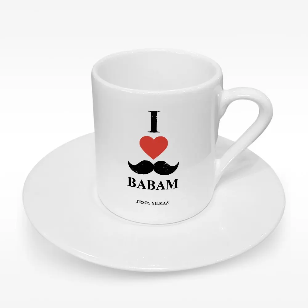 

Персонализированные любовь папа дизайн чашка для кофе по-турецки-1
