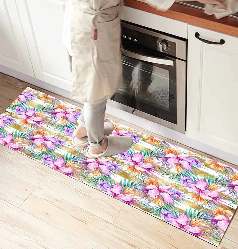 Еще фиолетовые цветы тропические растения линии 3d печати нескользящие