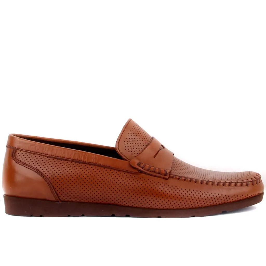 Sail Lakers/Мужская обувь из натуральной кожи Лоферы Мужская Tabacco Размер 40-45 2020 Сделано