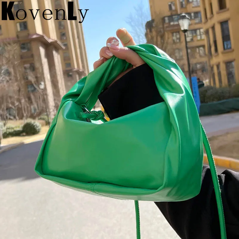 

Vintage Handbag And Purse Soft Leather Crossbody Shoulder Bags For Woman Solid Color Clutch Purse Ladys Retro Zipper Pouch