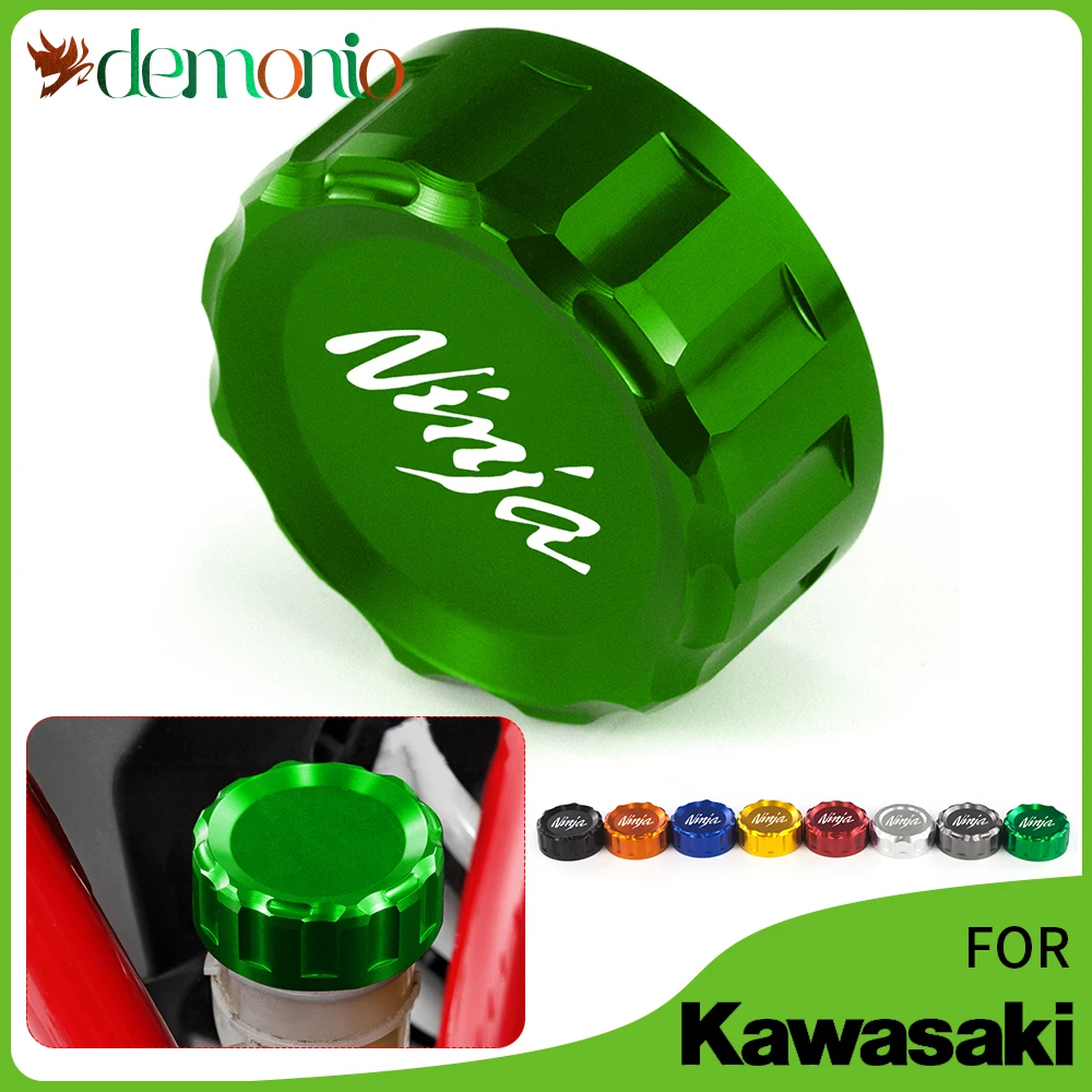 

For KAWASAKI NINJA 250R 1992-2012 NINJA 600R 1992-1997 Front Brake Fluid Cap Master Cylinder Reservoir Cover NINJA250R NINJA600R