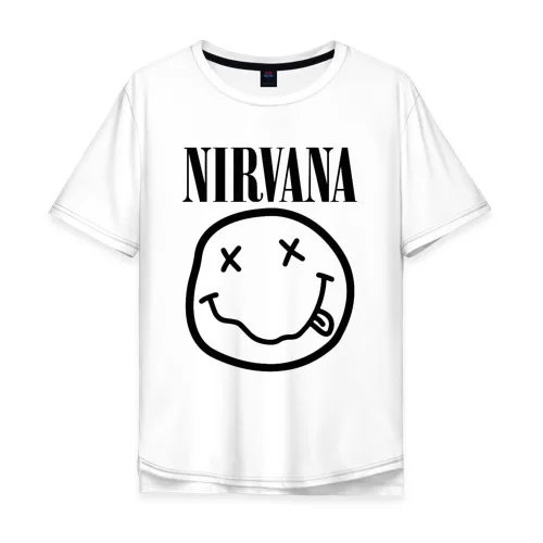 Мужская футболка хлопок Oversize NIRVANA |