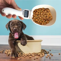 800g1g pet food scale measuring spoon scoop cup portable dog cat feeding bowl multifunctional food gram meter scale led display