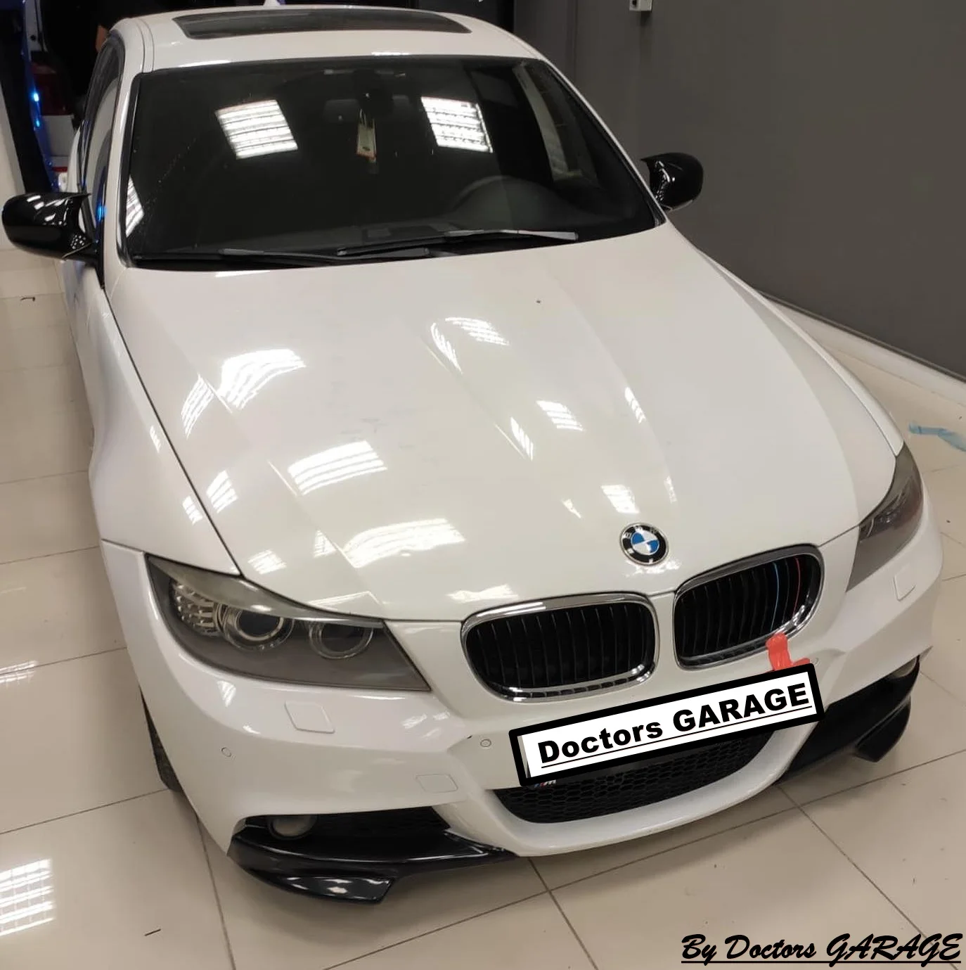 Чехол для зеркала летучая мышь BMW 3 серии E90 2008 2009 2010 2011 глянцевые черные крылья