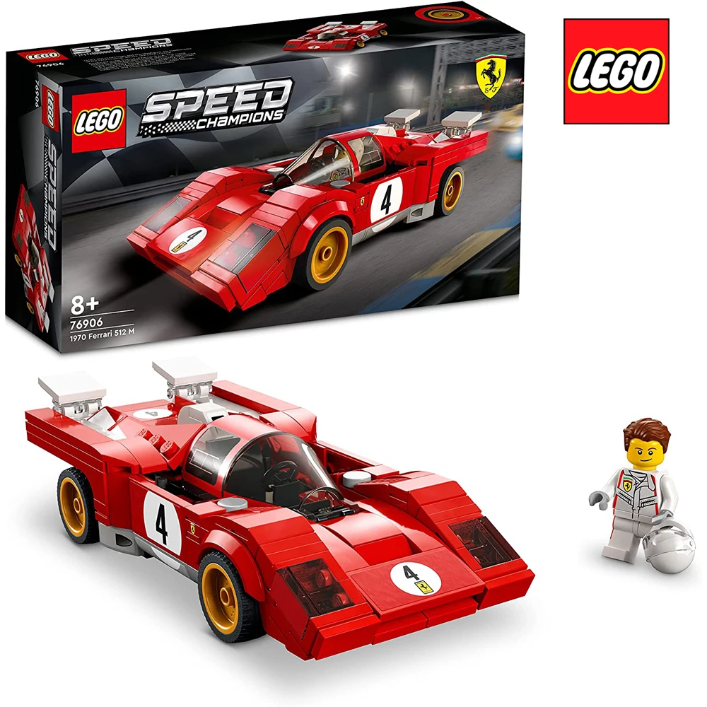 Конструктор LEGO 76906 скоростные чемпионы 1970 Ferrari 512 M детская игрушка для детей