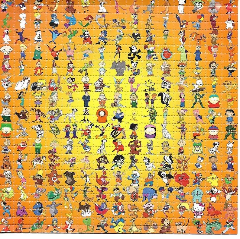 Мультяшная психоделическая краска без кислоты Художественная печать Триппи