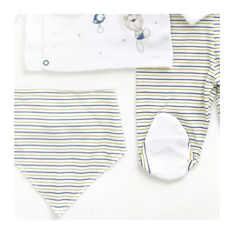 

Newborn Baby Boy Balloon Bear Detailed 5-Piece Hospital Outlet Set