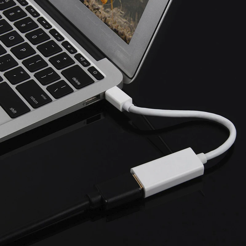 Mini DP - HDMI адаптер для MacBook Pro Air с поддержкой звука Thunderbolt в кабель переходник DisplayPort