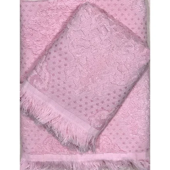 

WONDERFULSOFTCollection AMAZİNG 2 Piece Towel Set Delfino Pink FREE SHİPPİNG