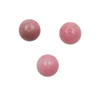 5pcs natural rhodochrosite gemstone semiprecious stone dome cabochons round 8mm accessories for making jewelry diy ring pendant