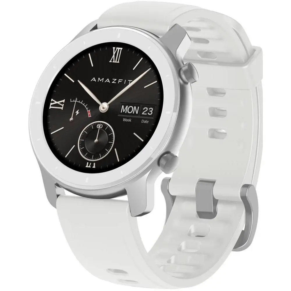 Amazfit GTR 42 мм Global Moonlight White | АлиЭкспресс