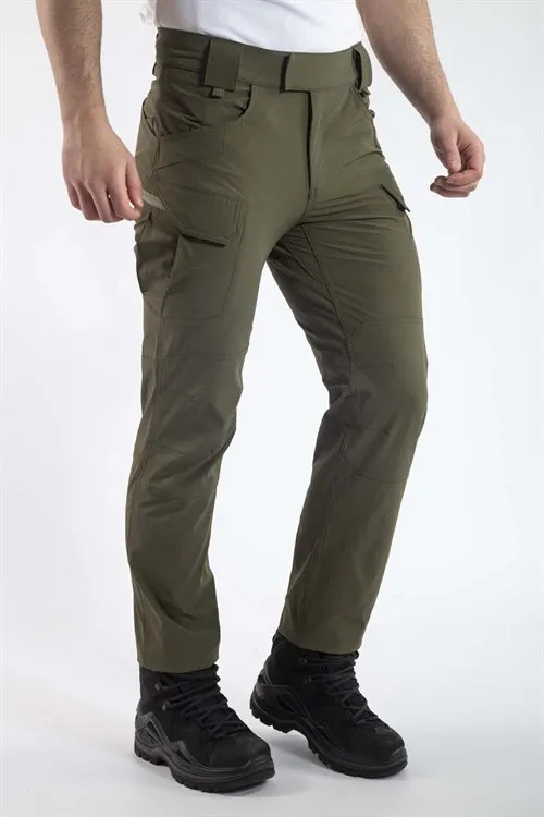 

Outdoor Military Long Trousers Male Waterproof Quick Dry Cargo Pants Multiple Pocket Elasticity Military Urban Hiking Trekking