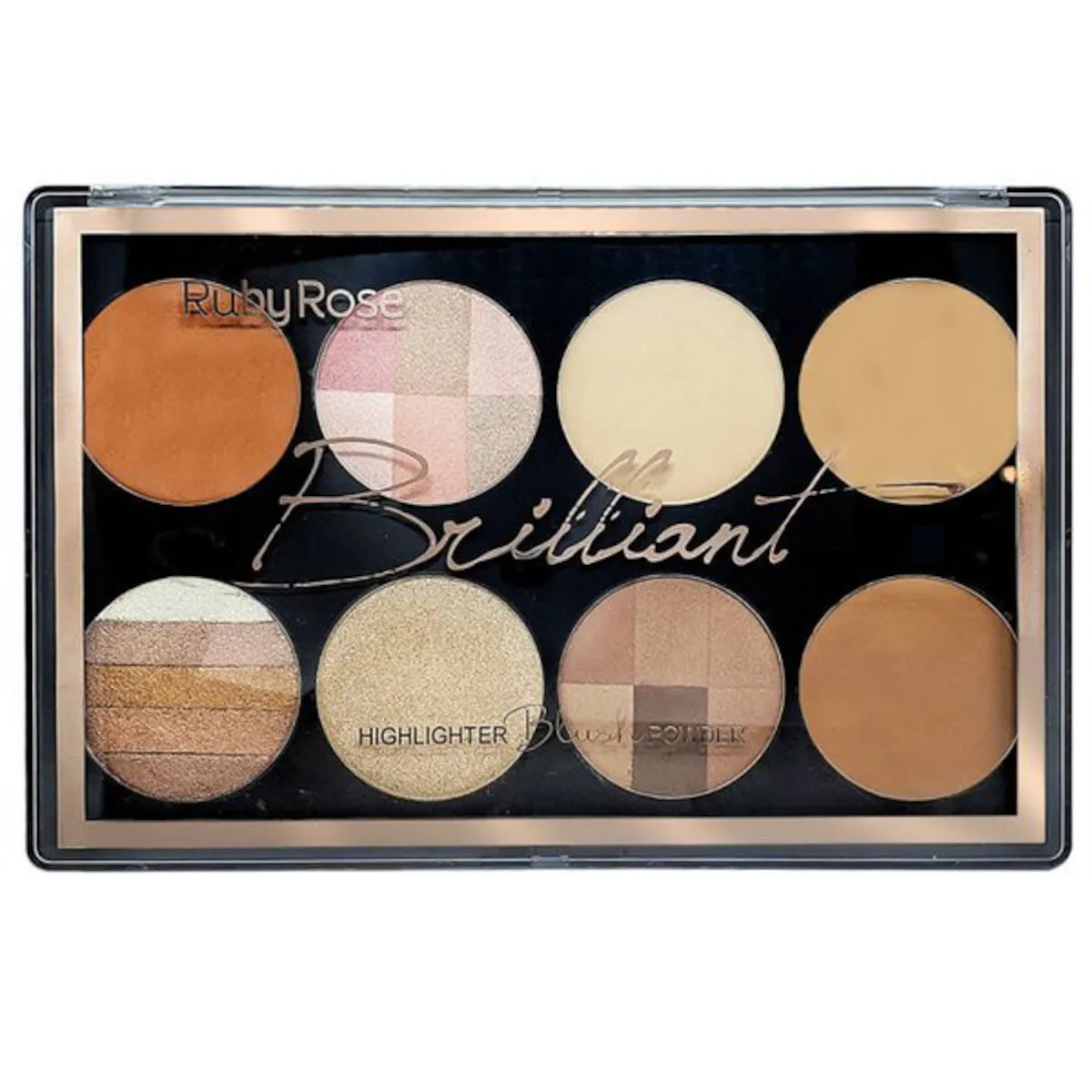 

Highlighter Blush Powder Brilliant Ruby Rose HB-7231