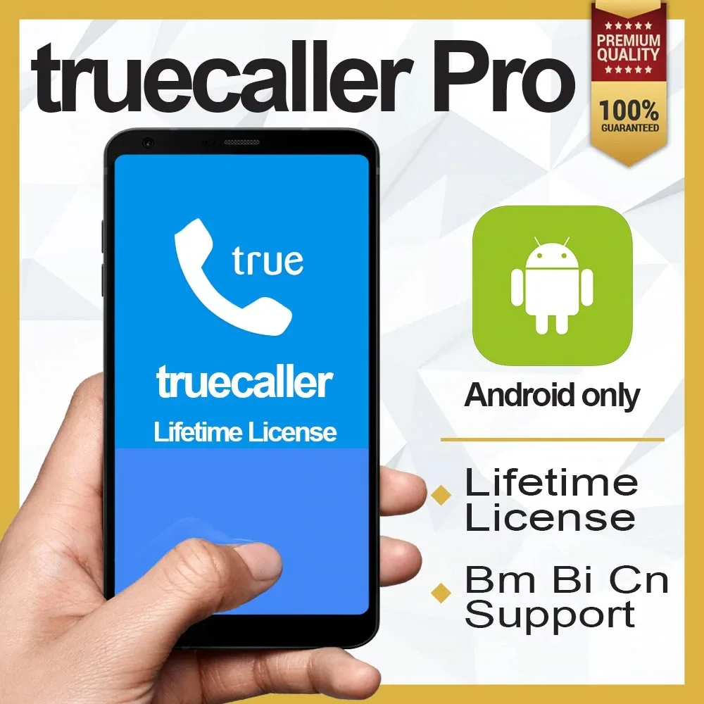 

Trucaller Pro Android application software lifetime fast delivery Guarranted No ads