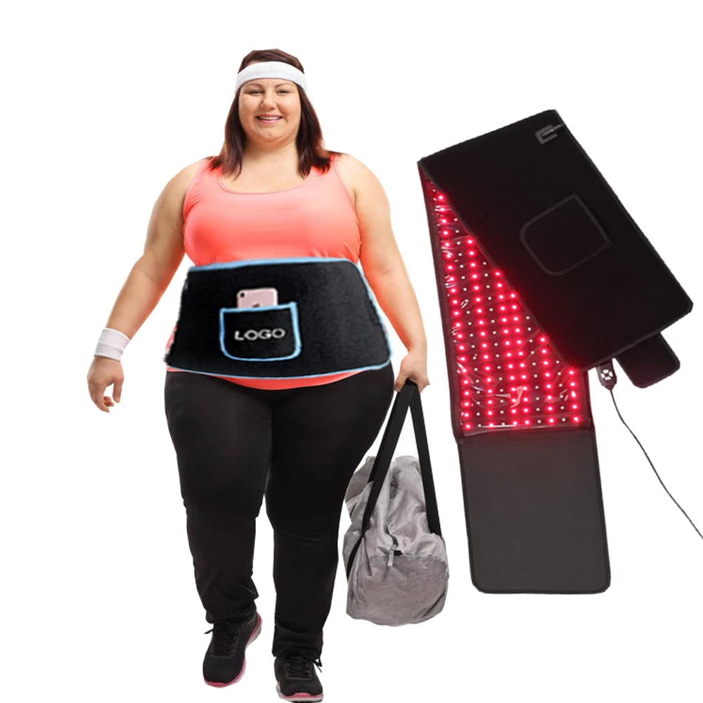 Enlarged version LED Red Light and Near Infrared Light Therapy Belt Devices 660nm 850nm Large Pads Wearable Wrap for Pain Relief