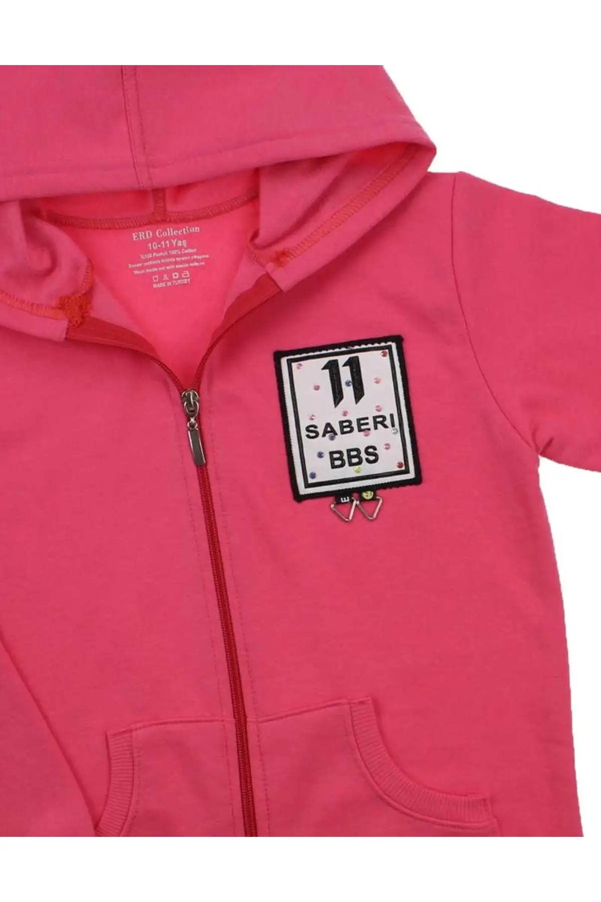 Розовый зимний свитер с капюшоном для девочек|Свитера| |