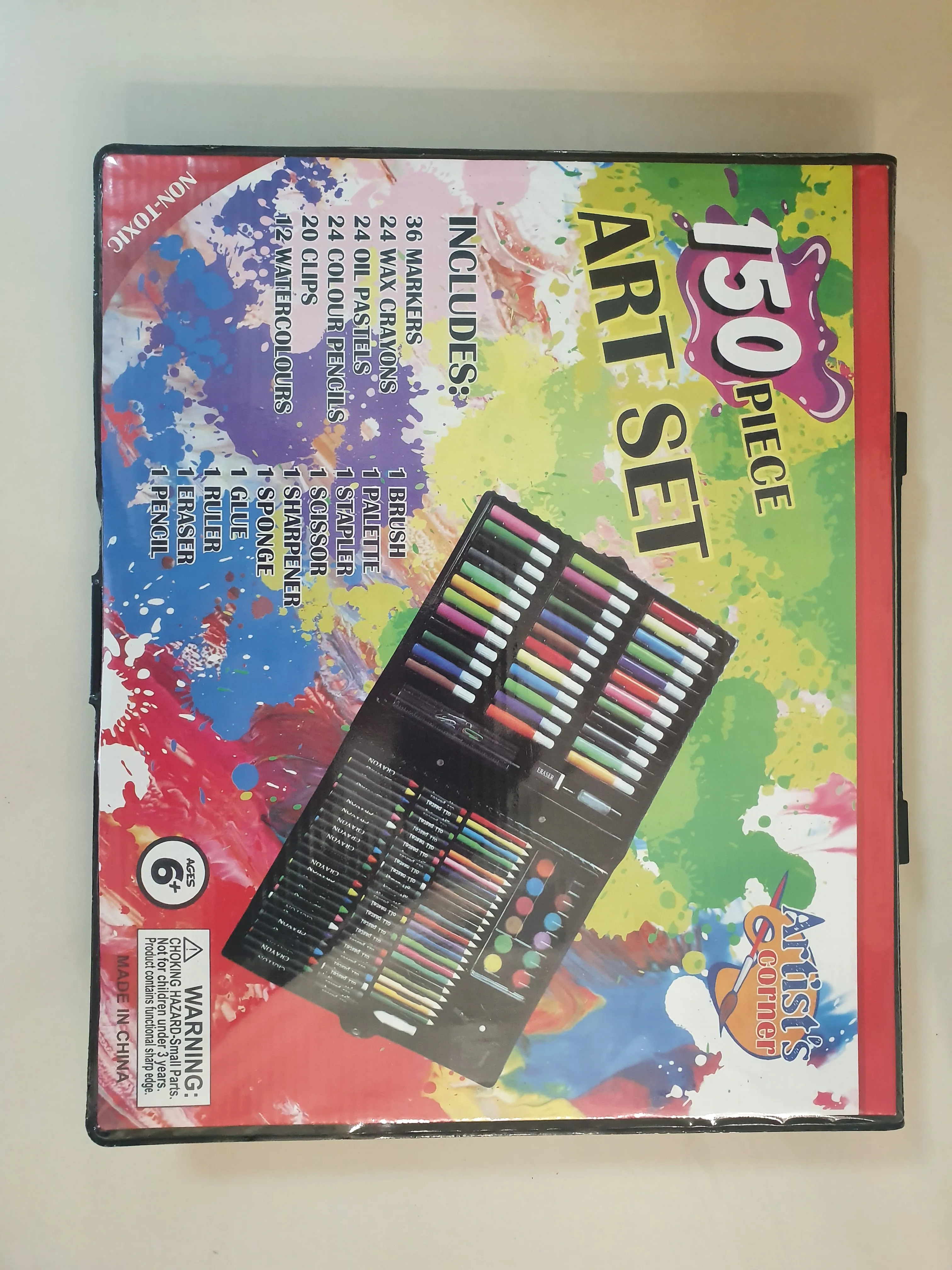 Набор для творчества 150 предметов | Канцтовары офиса и дома