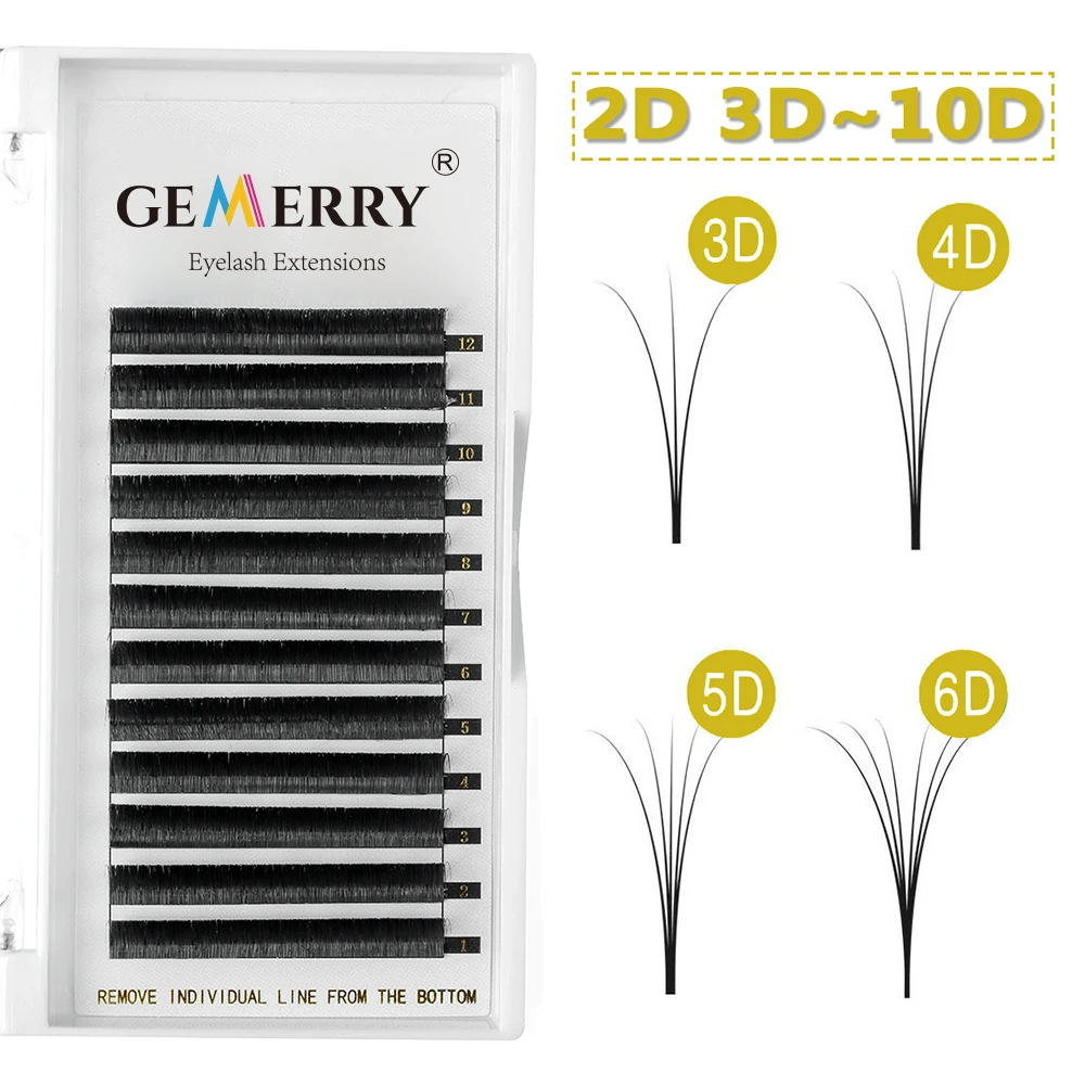 Easy Fan объемные ресницы для наращивания веялей быстрое цветение ручная работа