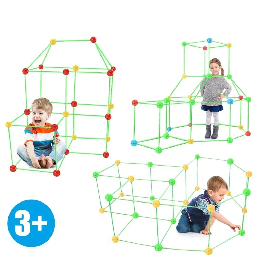 Развивающий конструктор Детская игровая палатка домик с туннелем |