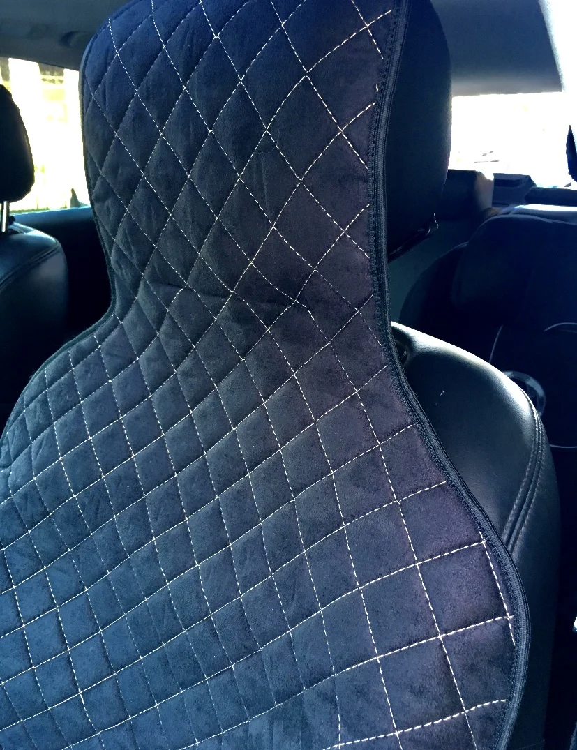 Накидка на сидения авто из алькантары передние (2шт) | Автомобили и мотоциклы