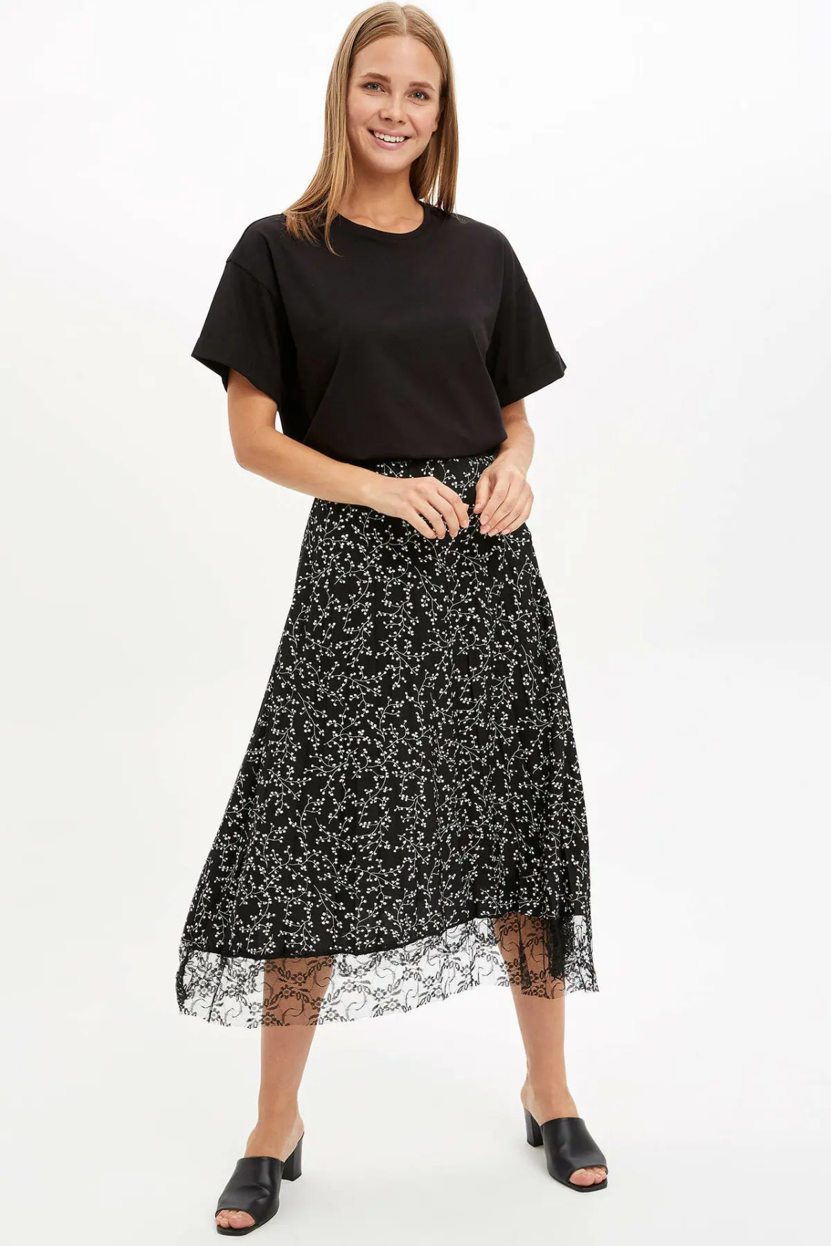 Дефакто Женский вязаный Skirt-M0265AZ19SM | Женская одежда